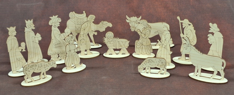 Betlém figurky 12cm 15ks