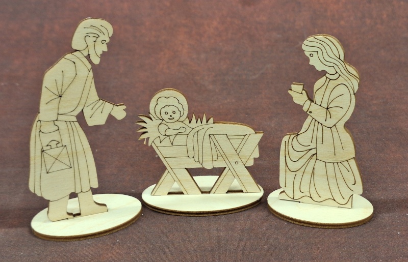 Betlém figurky 12cm - 3ks