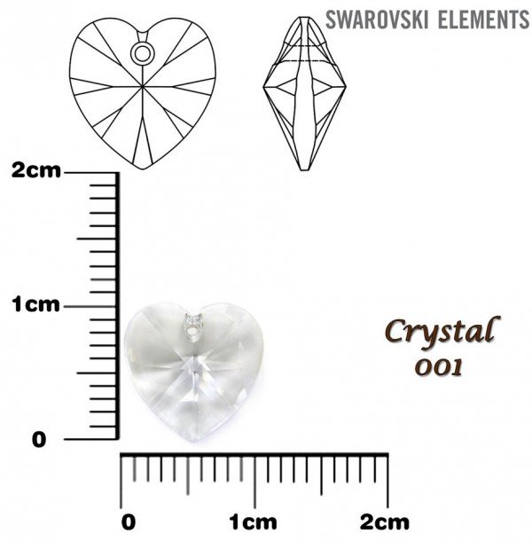 Svícen – Anděl se srdíčkem (Swarovski) – Crystal
