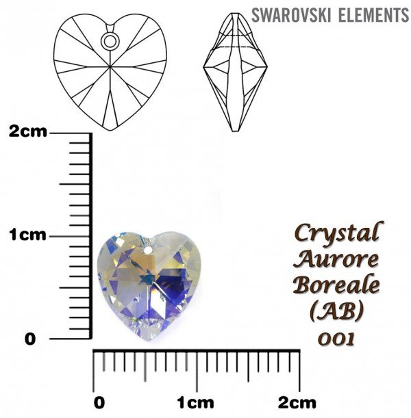 Svícen – Anděl se srdíčkem (Swarovski) – Crystal AB